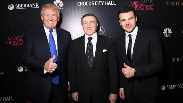 Donald Trump, Araz Ağalarov, Emin Ağalarov, Miss Universe 2013, Rusiya, biznes