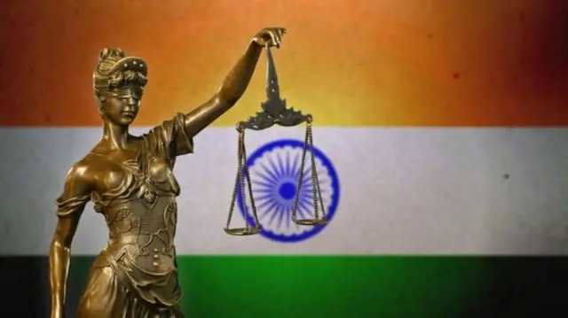 நீதி தேவதையை குறிப்பிடுவது போன்ற சித்தரிப்புப் படம் 