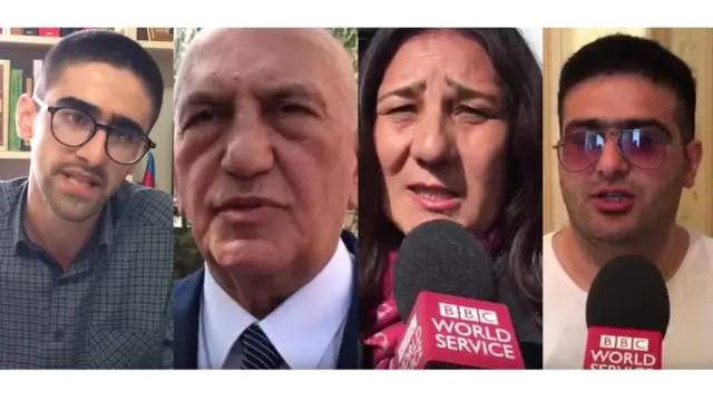 Qiyasəddin İbrahim, keçmiş səhiyyə naziri Əli İnsanov, AXCP sədrinin müavini Gözəl Bayramlı, fəal İlkin Rüstəmzadə