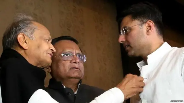 अशोक गहलोत, सचिन पायलट