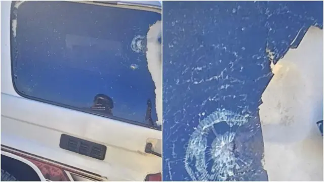 በጥይት ጥቃት የተፈጸመበት የአቶ ሰለሞን መኪና