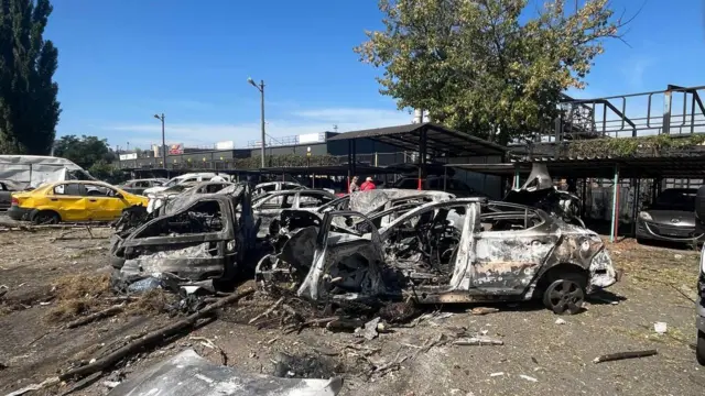 Спалені автівки