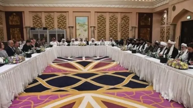 روانې خبرې د تړلیو دروازو تر شا او دا ځل د قطر حکومت په مستقیم کوربتوب سره تر سره کېږي.