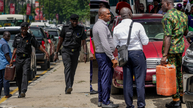 Pipo dey hustle to get fuel for Lagos