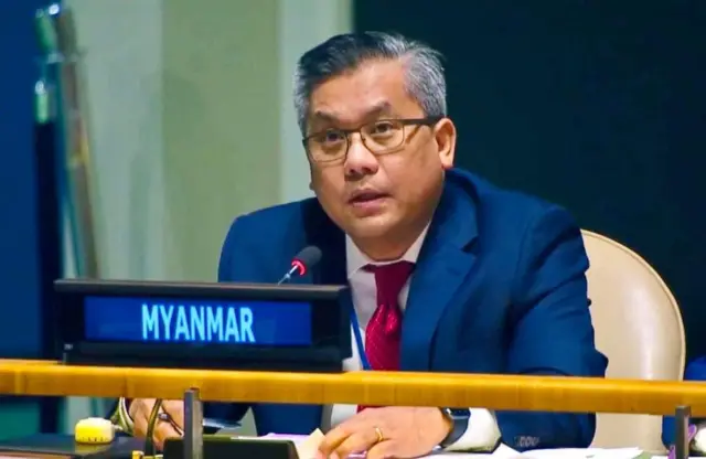 ကုလသမဂ္ဂဆိုင်ရာ မြန်မာအမြဲတမ်းကိုယ်စားလှယ် သံအမတ်ကြီး ဦးကျော်မိုးထွန်း 