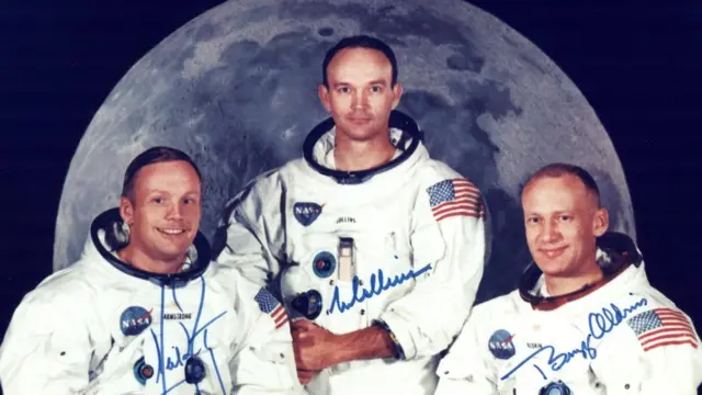 Neil Armstrong, Michael Collins e Buzz Aldrin