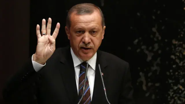 Madaxweynaha Turkiga Recep Tayyip Erdogan