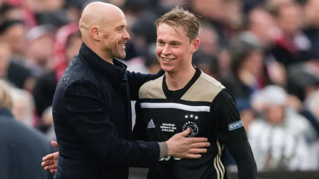 Erik ten Hag and Jong
