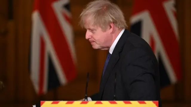 رئيس الحكومة البريطاني بوريس جونسون