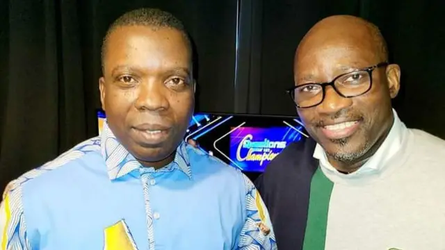 Bly Roselin (à gauche) et Charles Blé Goudé