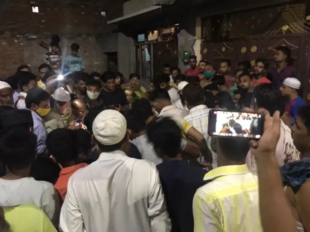 अनूपशहर कस्बे में अब्दुल समद सैफ़ी का घर