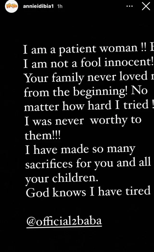 Screenshot of di post Annnie make