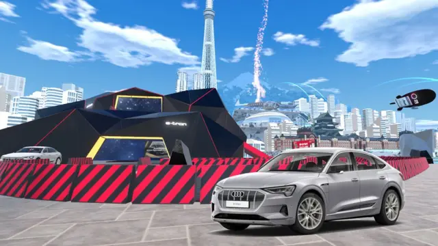 آئودی مدل الکتریکی ئی-ترون را در نمایشگاه مجازی به نمایش گذاشت