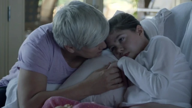 Chris con una de sus hijas