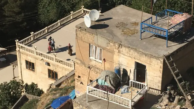 Sit alanı olan Hasankeyf'teki bir ev