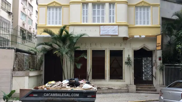 Viejo hotel Paysandu del barrio de Flamengo de Río.