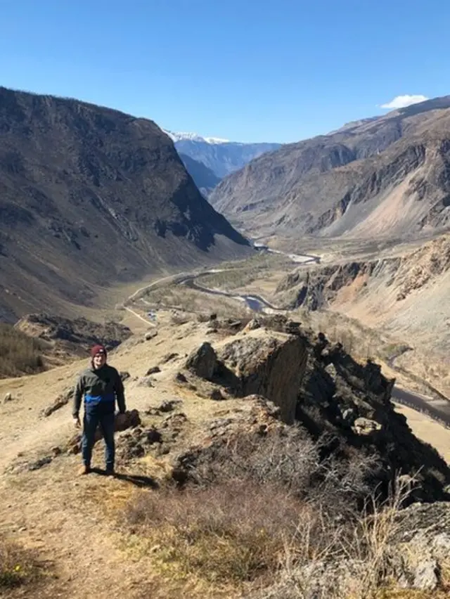 Максим Тимохин в горах (фото из личного архива)