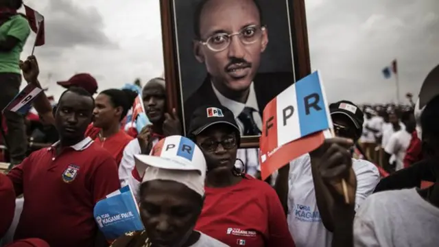 Rwanda Election rally