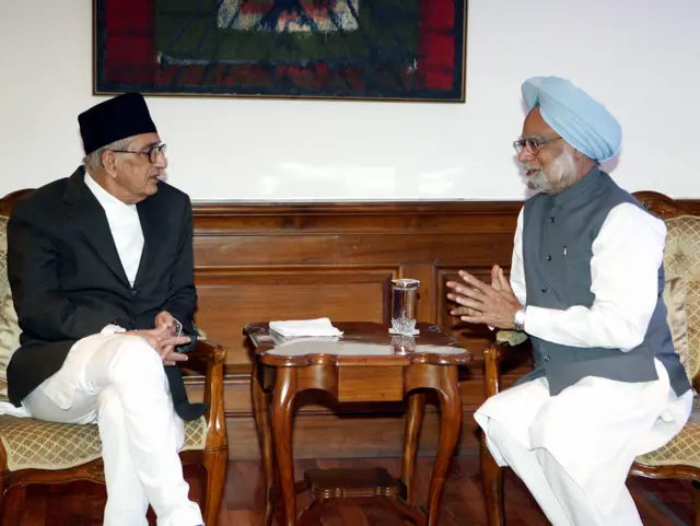 मनमोहन सिंह र गिरिजाप्रसाद कोइराला