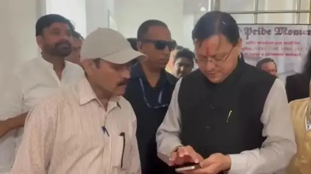 کرن دیپ کے والد نے ریاست کے وزیر اعلی پشکر سنگھ دھامی سے ملاقات کی ہے