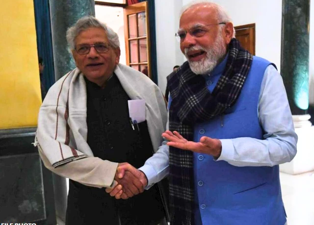 Sitaram Yechury, Narendra Modi, Sitaram Yechuri, Seetaram Yechuri, Seetaram Yechury 