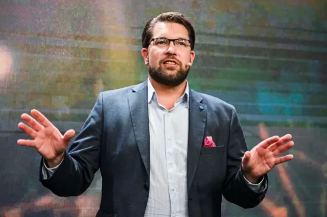 İsveç Demokratları'nın lideri Jimmie Akesson