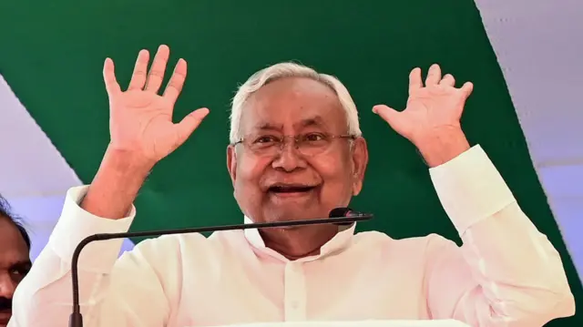 बिहार के मुख्यमंत्री नीतीश कुमार 