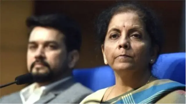 अनुराग ठाकूर आणि निर्मला सीतारमण