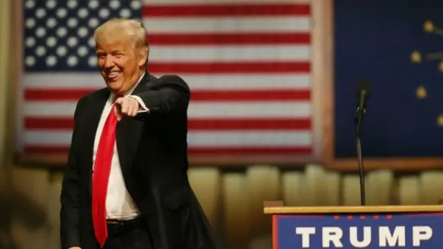 Donald Trump en campaña