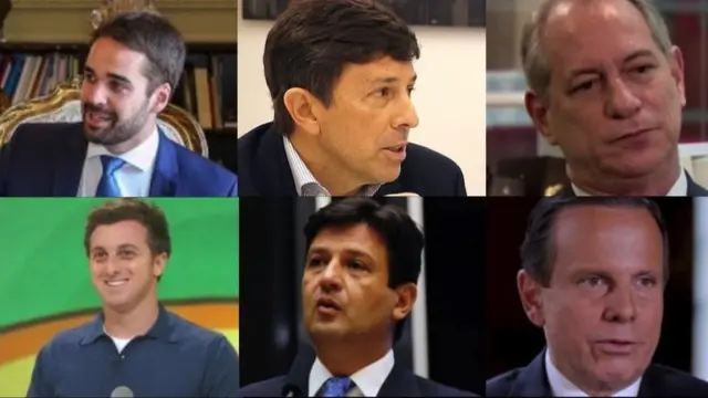 Leite, Amoedo, Ciro, Huck, Mandetta e Doria