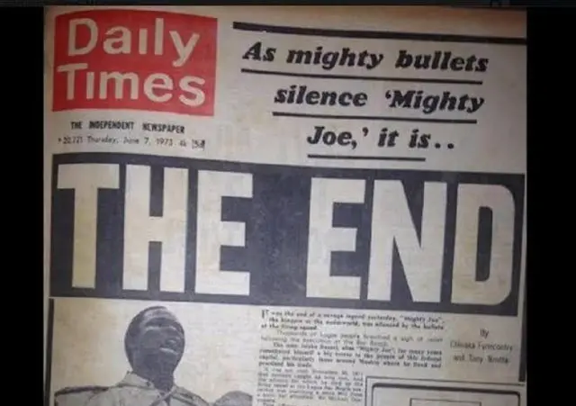 Bi wọn se pa Mighty Joe