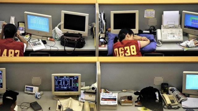 Trabalhadoresbig win betescritório da China