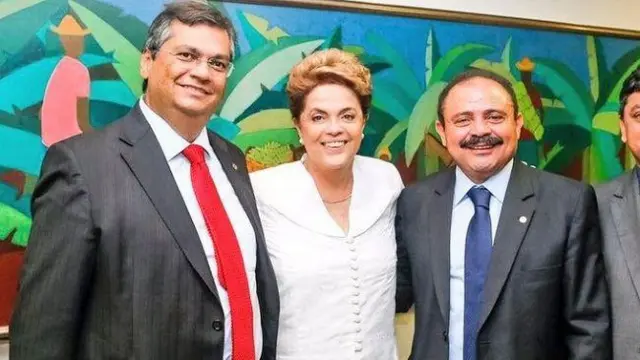 Flávio Dino, então governador do Maranhão, Dilma Rousseff e Waldir Maranhãofutebol bets apostafotofutebol bets apostaarquivo