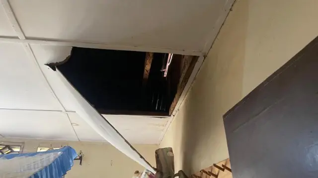 Inzu zimwe zimwe zononekaye mu mazone amwe amwe yo mu gisagara ca Bujumbura