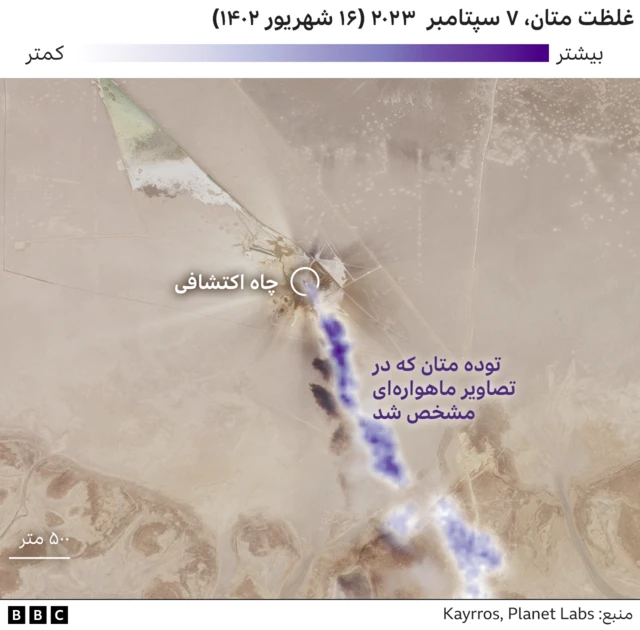 نشت متان در قزاقستان