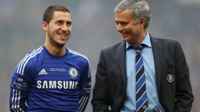 Hazard na Mourinho