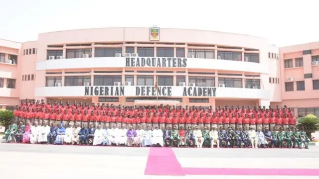 Group photo after passing out of new military officers for NDA