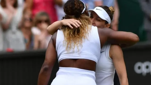 सिमोना हालेप और सेरेना विलियम्स