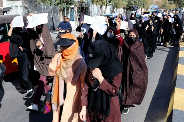 تظاهرات دانشجویان هرات