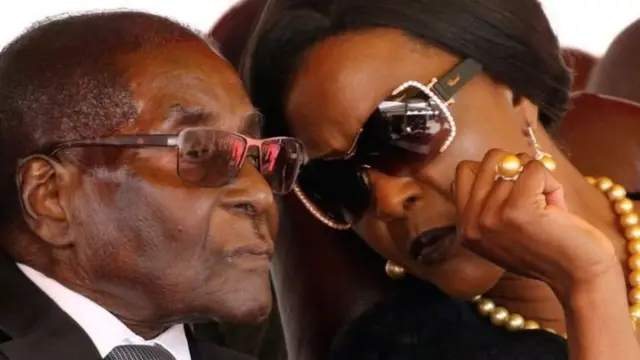 ሙጋቤና ባለቤታቸው ግሬስ ሙጋቤ