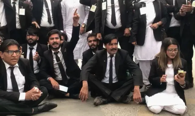 وکلا احتجاج 