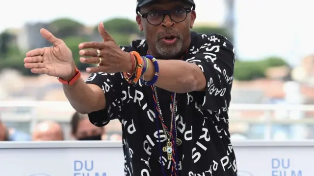 Le réalisateur américain Spike Lee à Cannes en 2021