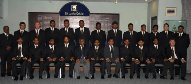 श्रीलंकाई टीम