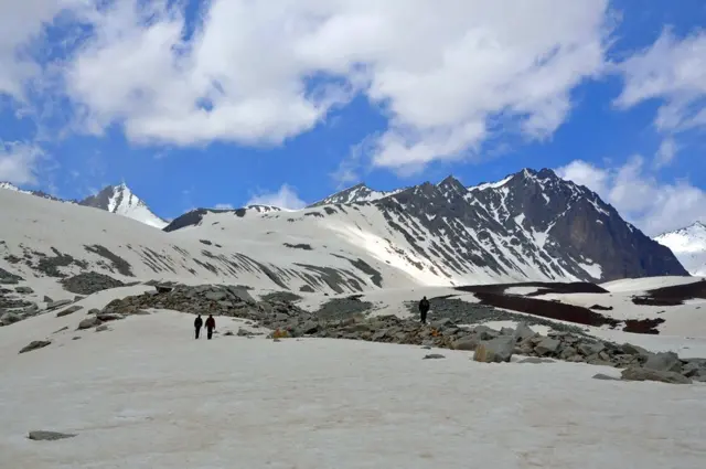 Ледник Рама. Верховья Зерафшанской долины, Согдийская область Таджикистана