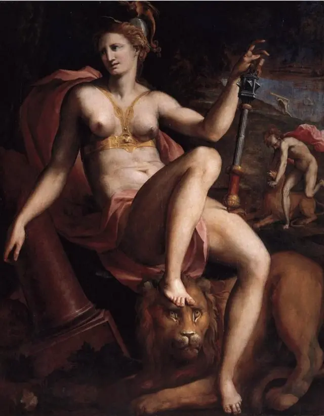 "La alegoría de la fortitud", de Maso da San Friano (1536-1571).