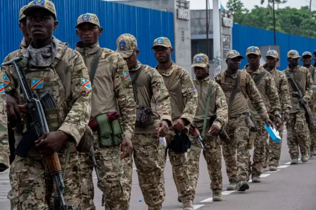 Soldats congolais