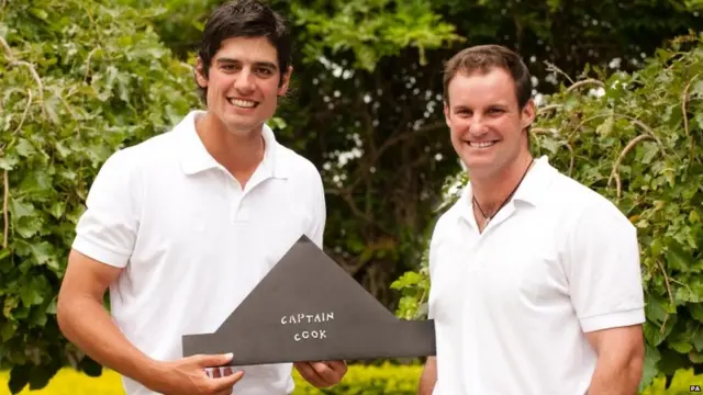 एलेस्टर कुक और एंड्रयू स्ट्रॉस