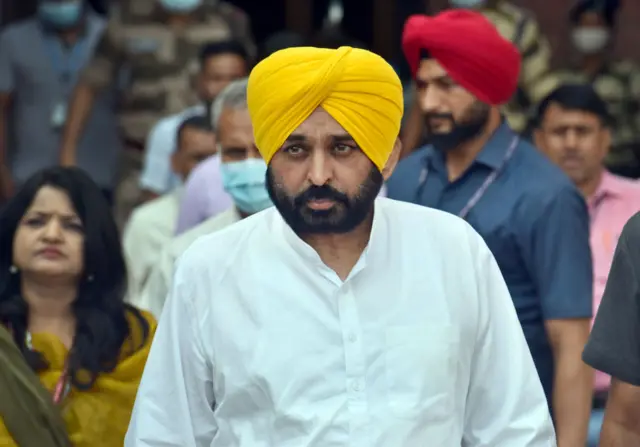 পাঞ্জাবের মুখ্যমন্ত্রী ভগওয়ন্ত মান