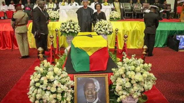 Aworan eto isinku Kofi Annan