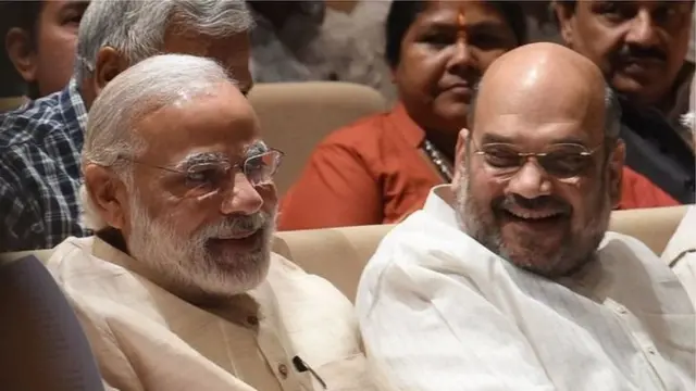 વડાપ્રધાન નરેન્દ્ર મોદી અને અમિત શાહ